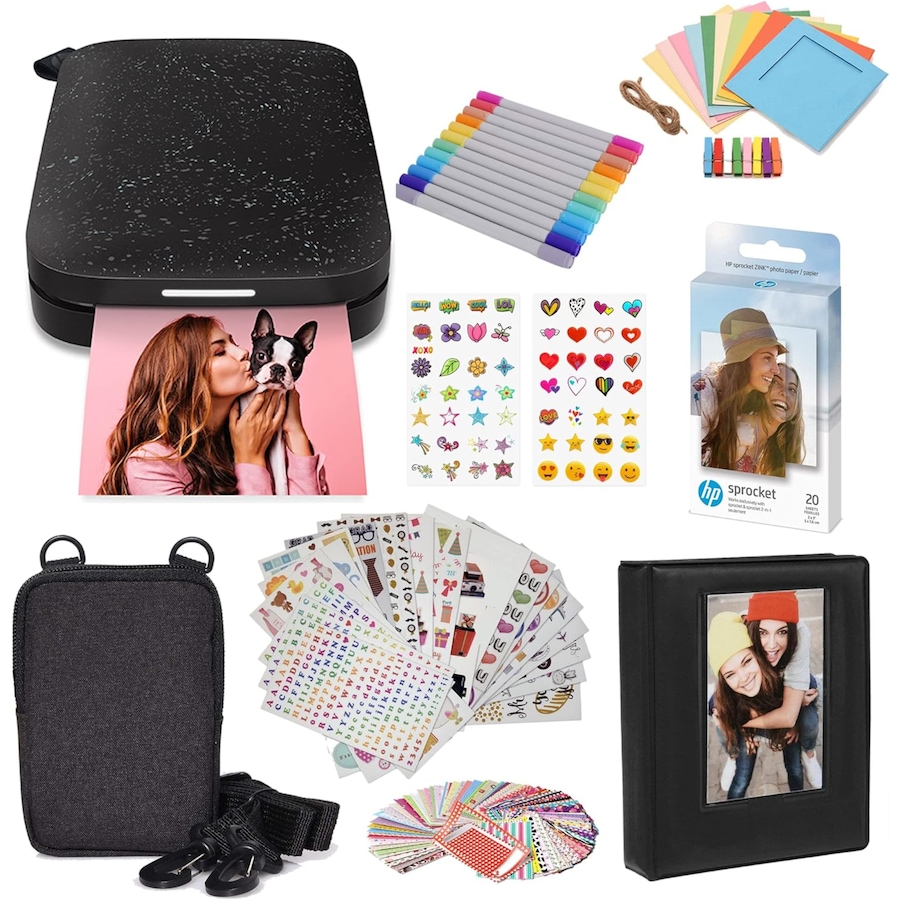 Image 994236_ST04.jpg, Product 994-236 / Price $199.99, HP Sprocket Portable 2x3" Instant Photo Printer (Blush Pink) & Accesories Starter Bundle from HP - Hewlett Packard on TSC.ca's Toys & Hobbies department