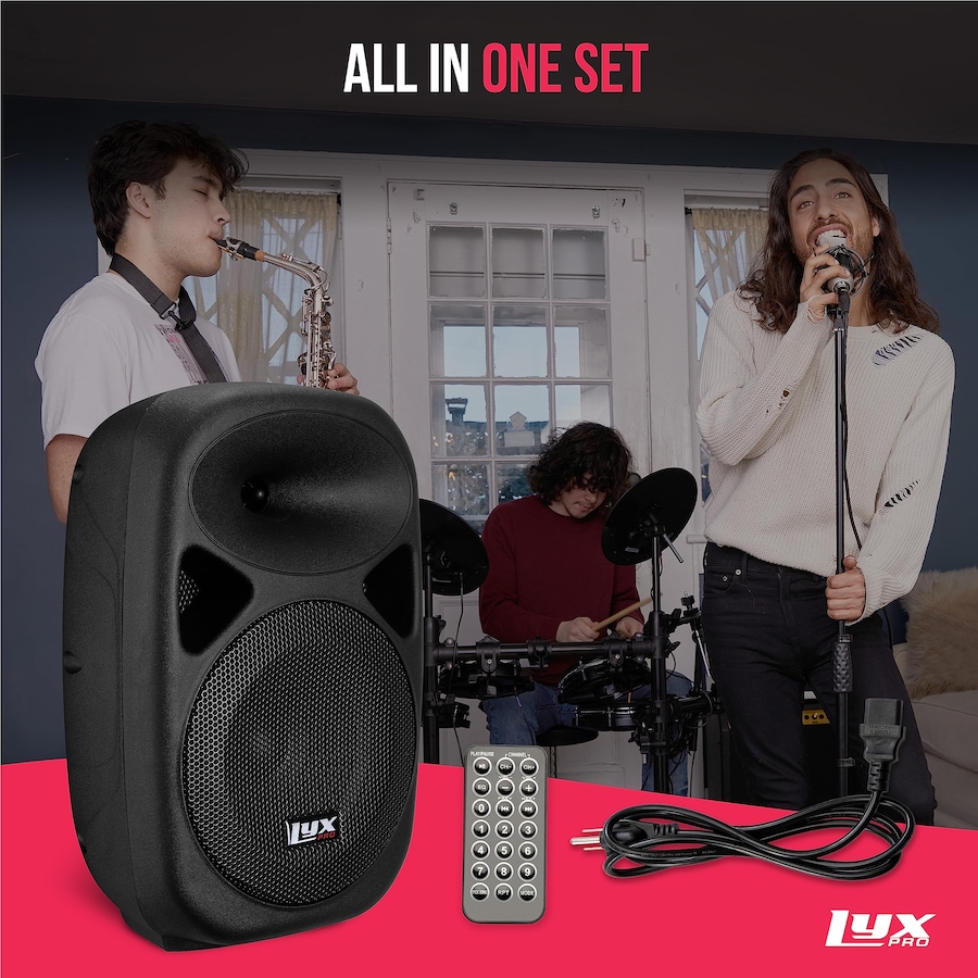 Image 994254_ALTMORE17.jpg, Product 994-254 / Price $159.99 - $299.99, LyxPro Portable PA Speaker Powered, PA System with Equalizer SD Slot & Built-in Bluetooth from LyxPro on TSC.ca's Electronics department