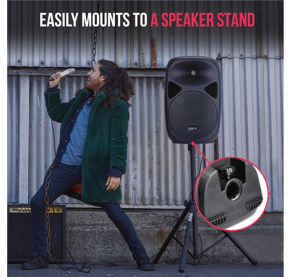 Image 994254_ALTMORE27.jpg, Product 994-254 / Price $159.99 - $299.99, LyxPro Portable PA Speaker Powered, PA System with Equalizer SD Slot & Built-in Bluetooth from LyxPro on TSC.ca's Electronics department
