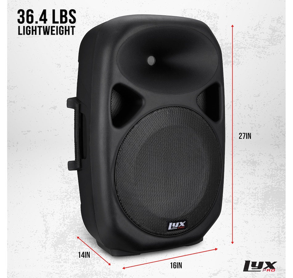 Image 994254_ALTMORE30.jpg, Product 994-254 / Price $159.99 - $299.99, LyxPro Portable PA Speaker Powered, PA System with Equalizer SD Slot & Built-in Bluetooth from LyxPro on TSC.ca's Electronics department