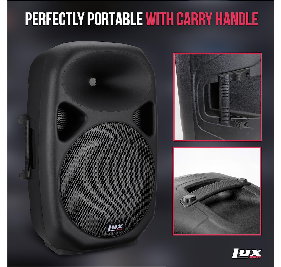 Image 994254_ALTMORE31.jpg, Product 994-254 / Price $159.99 - $299.99, LyxPro Portable PA Speaker Powered, PA System with Equalizer SD Slot & Built-in Bluetooth from LyxPro on TSC.ca's Electronics department