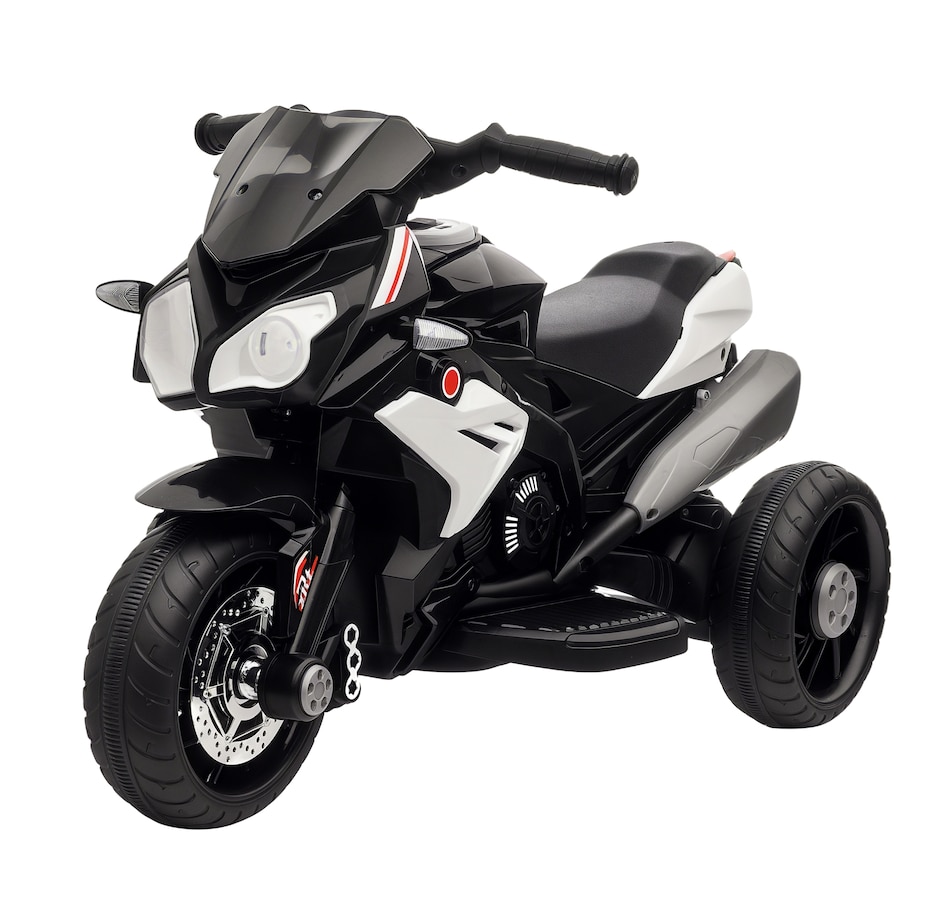 Image 994377.jpg, Product 994-377 / Price $105.99, Qaba 6V Kids Motorcycle with Music, Headlights, 3 Wheels, Black from Qaba on TSC.ca's Toys & Hobbies department