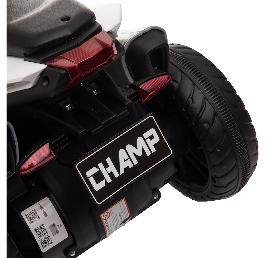 Image 994377_ALTMORE7.jpg, Product 994-377 / Price $105.99, Qaba 6V Kids Motorcycle with Music, Headlights, 3 Wheels, Black from Qaba on TSC.ca's Toys & Hobbies department