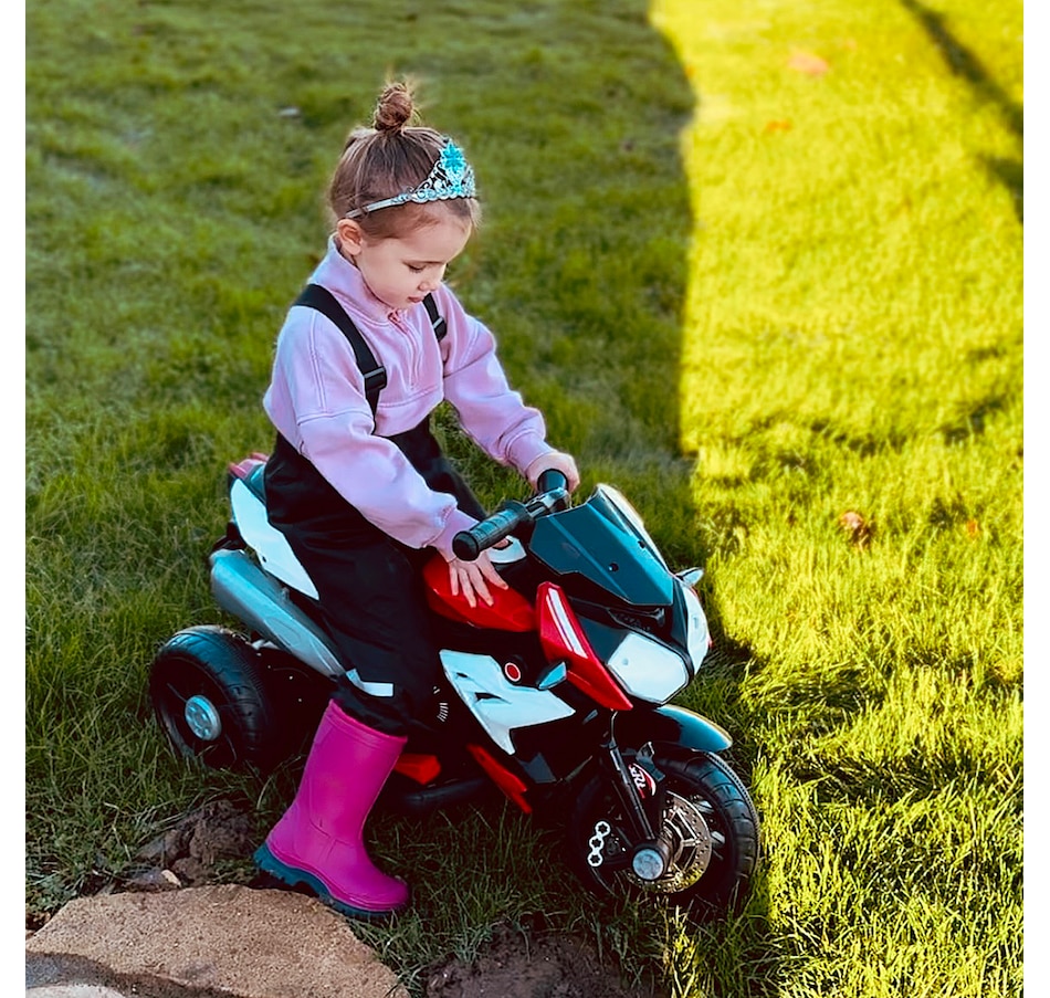 Image 994384_ALTMORE7.jpg, Product 994-384 / Price $107.99, Qaba 6V Kids Motorcycle with Music Headlights, 3 Wheels, Red from Qaba on TSC.ca's Toys & Hobbies department