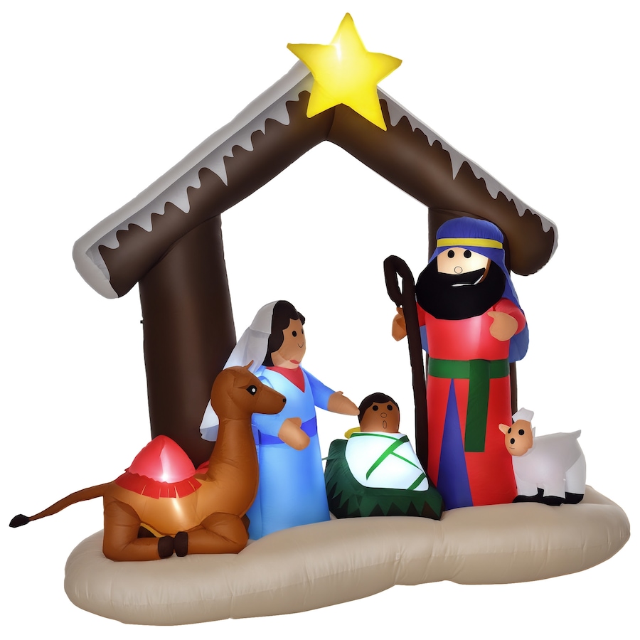 Image 994400.jpg, Product 994-400 / Price $104.99, HOMCOM 6ft Christmas Nativity Bible Arch Inflatable Decor Holiday Decor from HOMCOM on TSC.ca's Home & Garden department