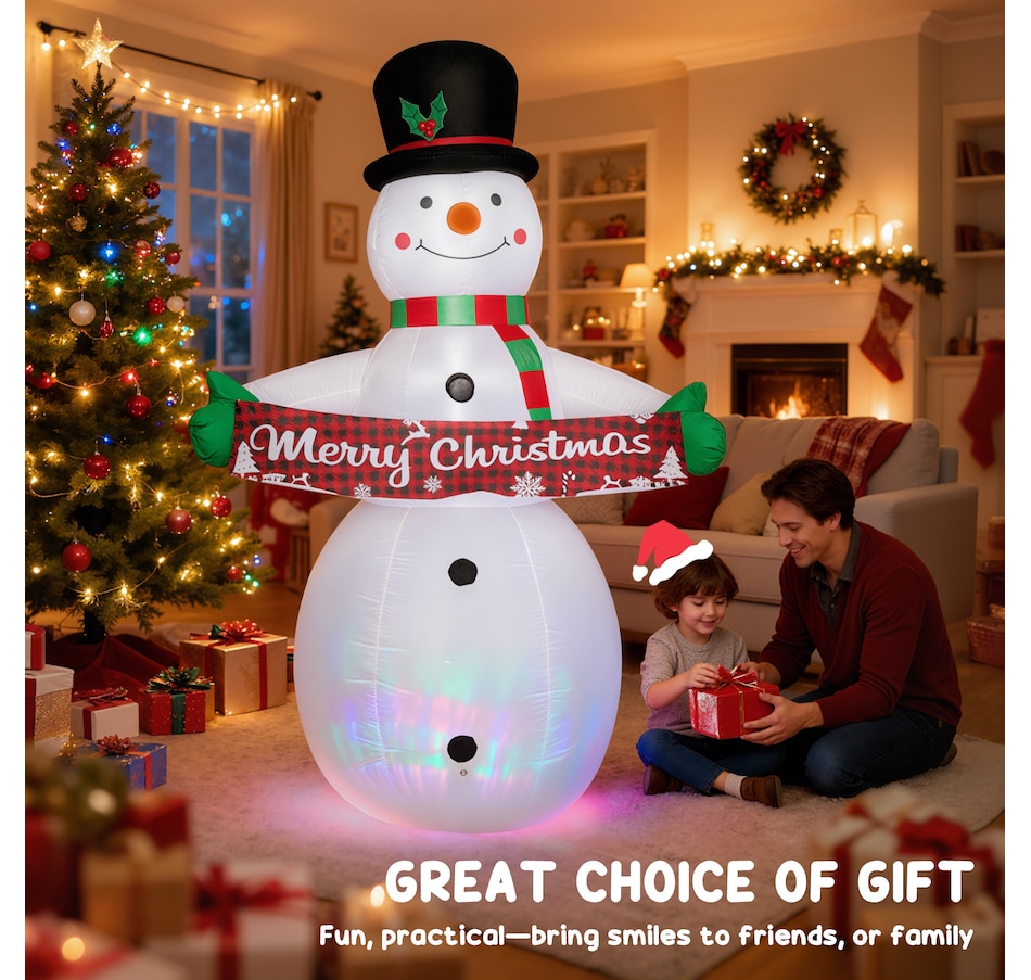 Image 994401_ALTMORE13.jpg, Product 994-401 / Price $74.99, Outsunny 7FT Christmas Inflatables Snowman, Christmas Inflatable Decoration from Outsunny on TSC.ca's Home & Garden department