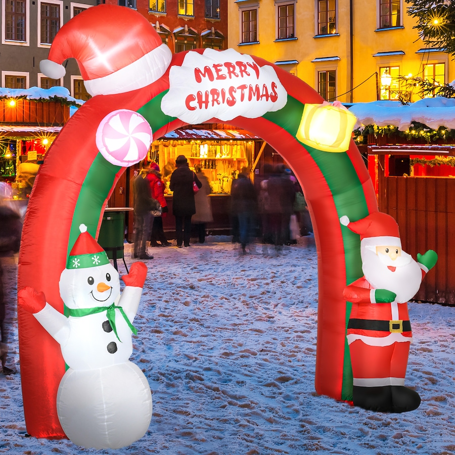 Image 994431_ALTMORE1.jpg, Product 994-431 / Price $84.99, HOMCOM 9ft Giant Christmas Inflatables Archway with Santa for Yard from HOMCOM on TSC.ca's Home & Garden department