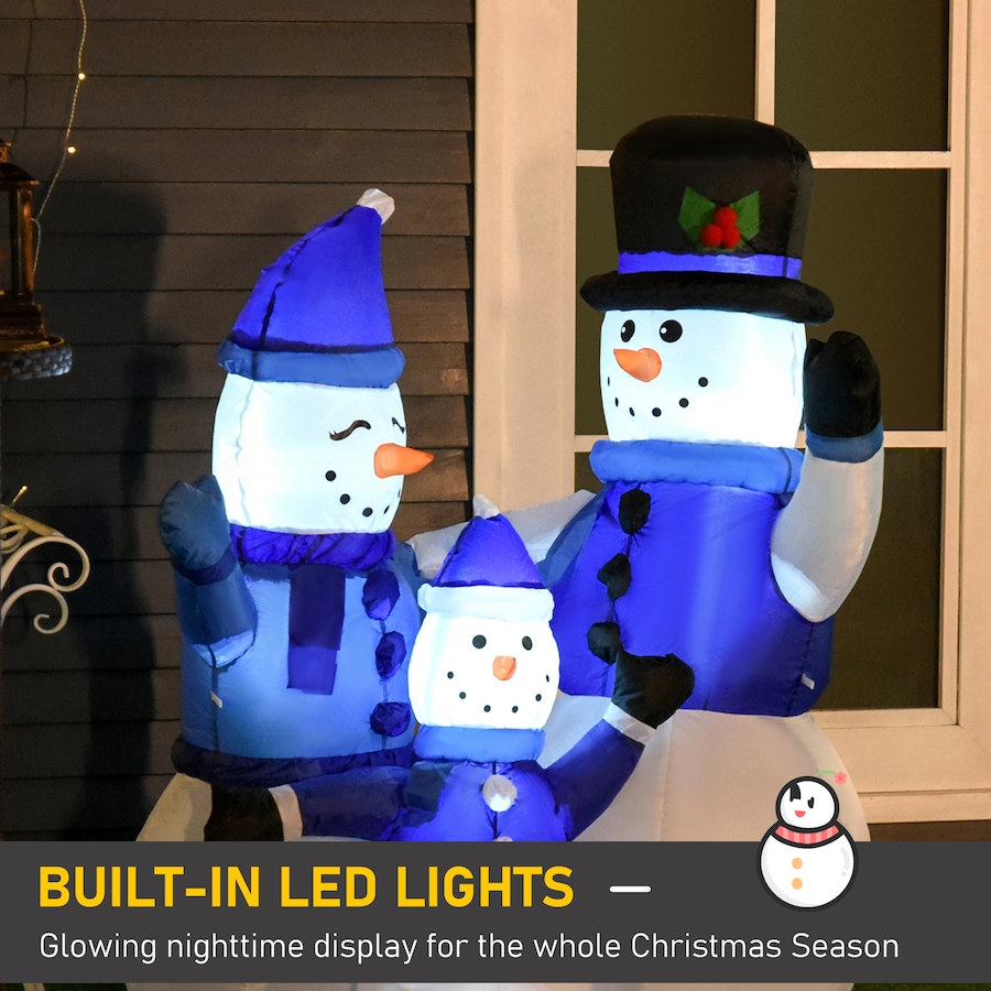 Image 994434_ALTMORE3.jpg, Product 994-434 / Price $54.99, HOMCOM 4FT Large LED Lighted Christmas Inflatable Snowmen Holiday Decor from HOMCOM on TSC.ca's Home & Garden department