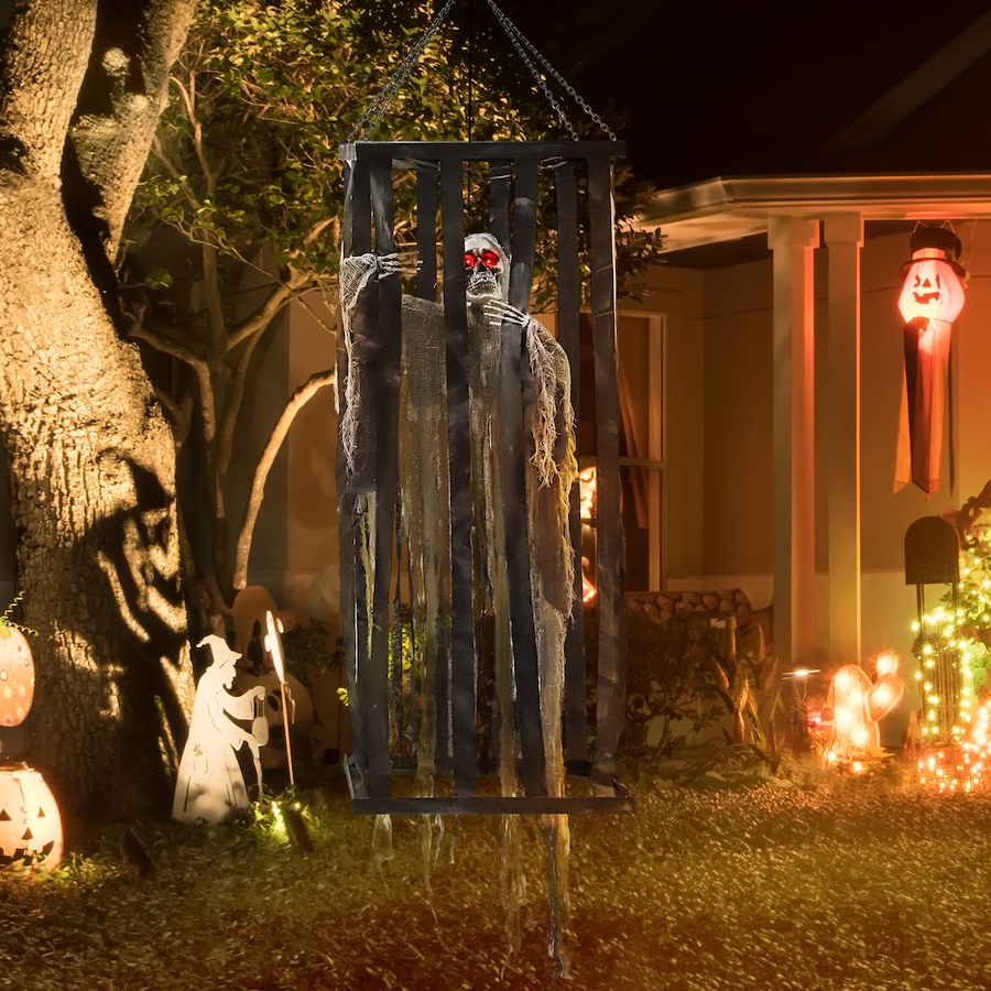 Image 994450_ALTMORE10.jpg, Product 994-450 / Price $89.99, Outsunny Animated Halloween Decoration, Animatronics Skeleton Reaper from Outsunny on TSC.ca's Home & Garden department