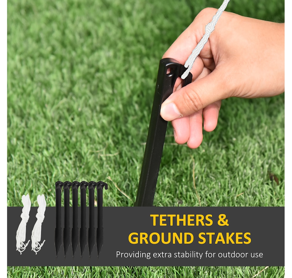 Image 994461_ALTMORE6.jpg, Product 994-461 / Price $74.99, Outsunny 6' Inflatable Christmas Polar Bear & Penguin Fishing on Board LED from Outsunny on TSC.ca's Home & Garden department