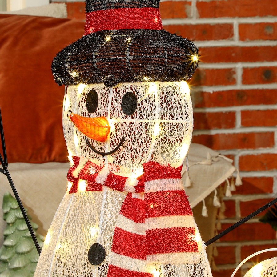 Image 994482_ALTMORE8.jpg, Product 994-482 / Price $99.99, Outsunny Light Up Christmas Snowman Family Set of 3 with LED Lights White from Outsunny on TSC.ca's Home & Garden department