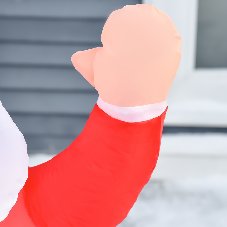 Image 994488_ALTMORE7.jpg, Product 994-488 / Price $44.99, HOMCOM 4ft Outdoor Christmas Lighted Inflatable Santa Claus w/ Gift Box from HOMCOM on TSC.ca's Home & Garden department