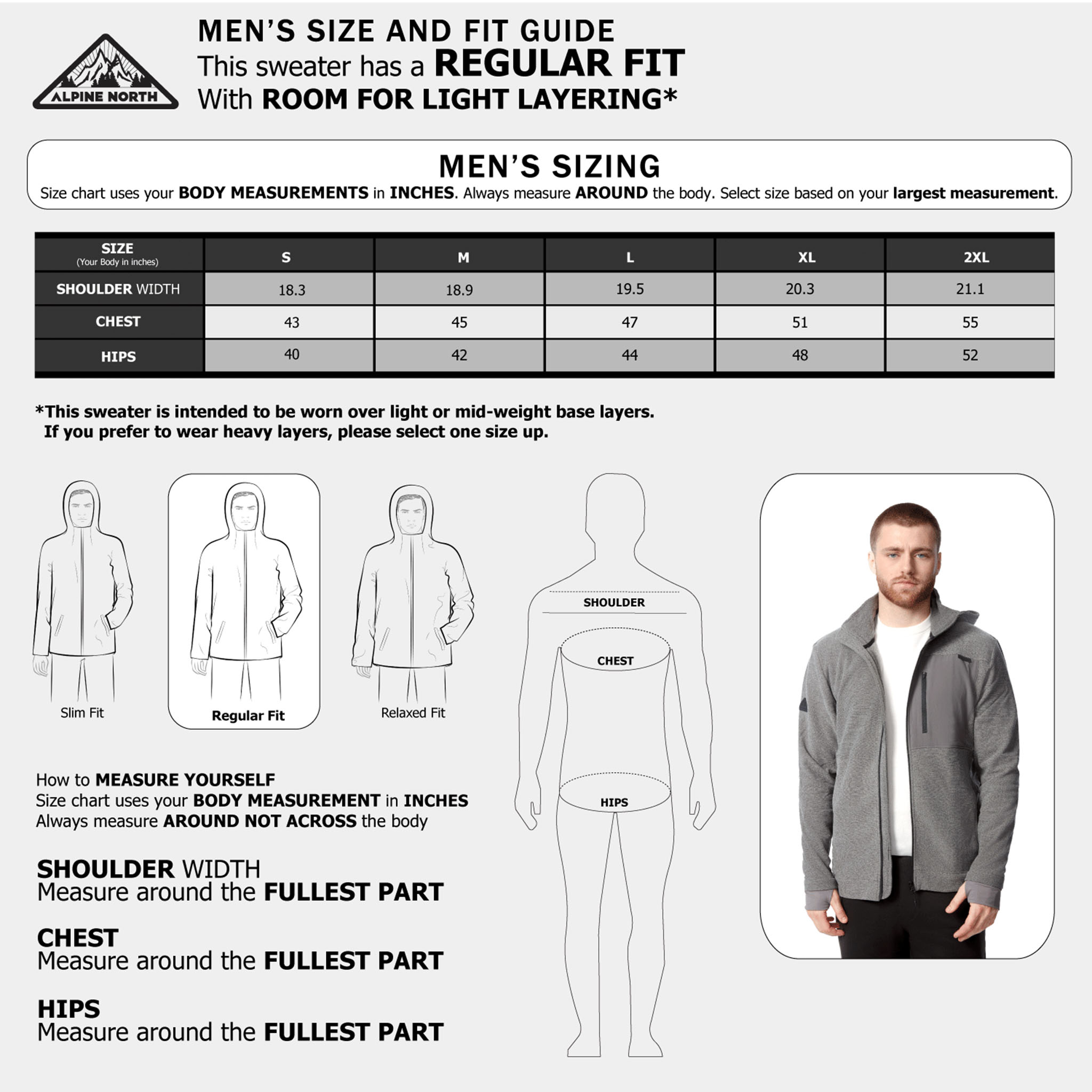 EXPLORER II | Men's Fleece Full Zip Sweater - TSC.ca