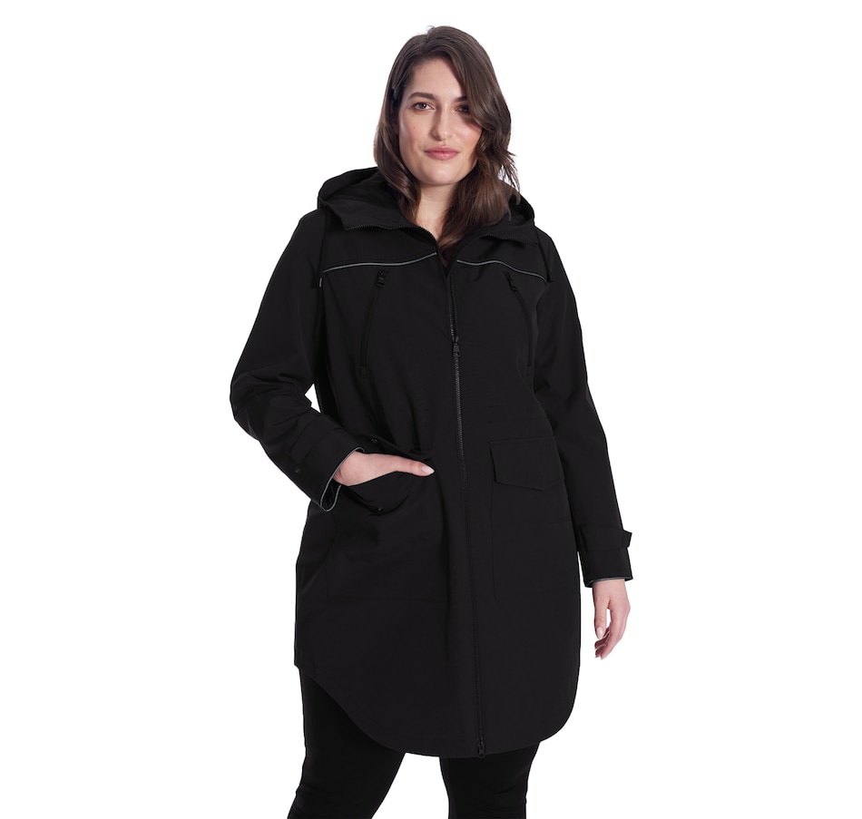 Image 994634_ALTMORE1.jpg, Product 994-634 / Price $122.50, KUSAWA PLUS SIZE | Women's Drawstring Raincoat from Alpine North on TSC.ca's Fashion department