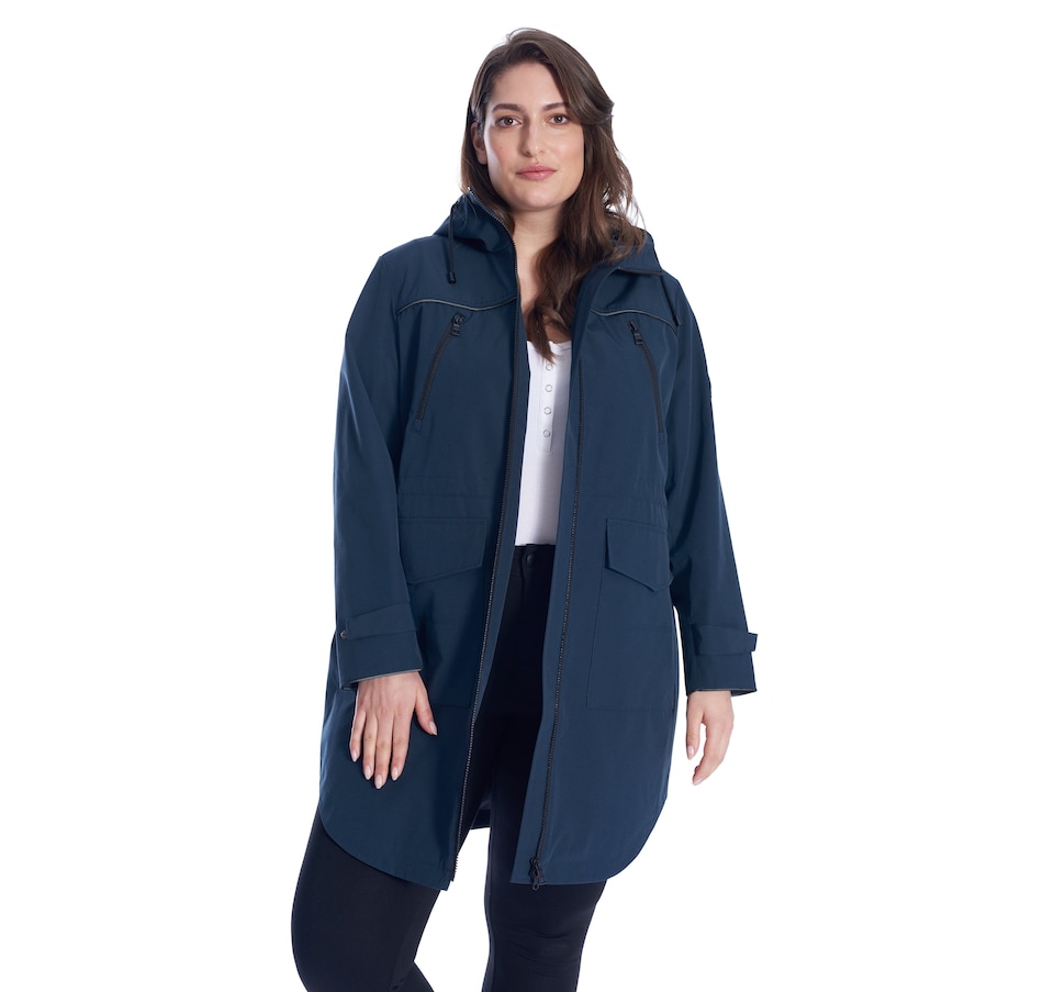 Image 994634_ALTMORE7.jpg, Product 994-634 / Price $122.50, KUSAWA PLUS SIZE | Women's Drawstring Raincoat from Alpine North on TSC.ca's Fashion department