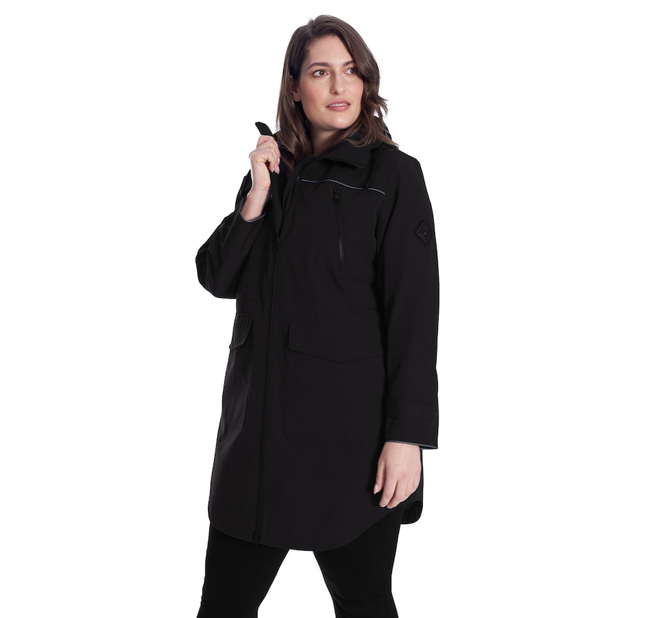 Image 994634_ST01.jpg, Product 994-634 / Price $122.50, KUSAWA PLUS SIZE | Women's Drawstring Raincoat from Alpine North on TSC.ca's Fashion department