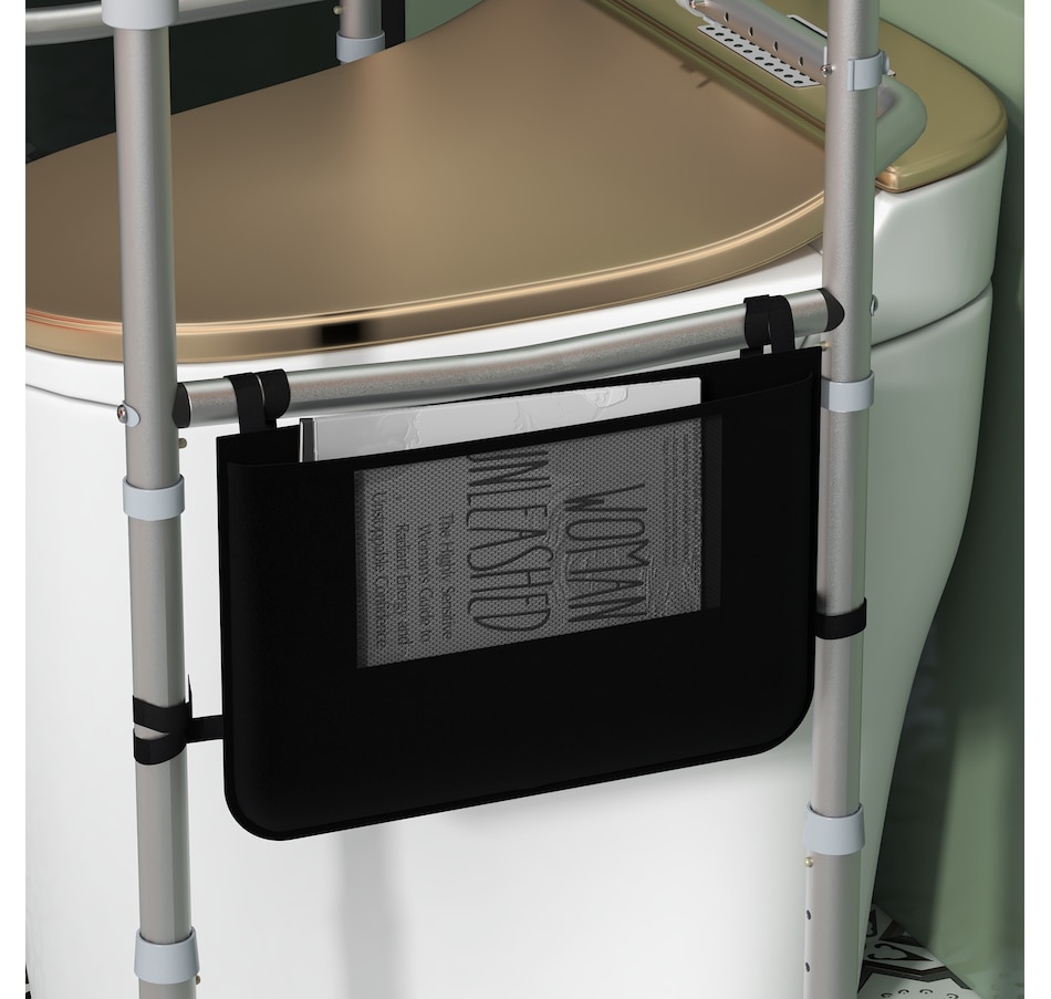 Image 994667_ALTMORE8.jpg, Product 994-667 / Price $57.99, HOMCOM Toilet Safety Rails w/ Adjustable Height Width Rubber Tips Storage from HOMCOM on TSC.ca's department