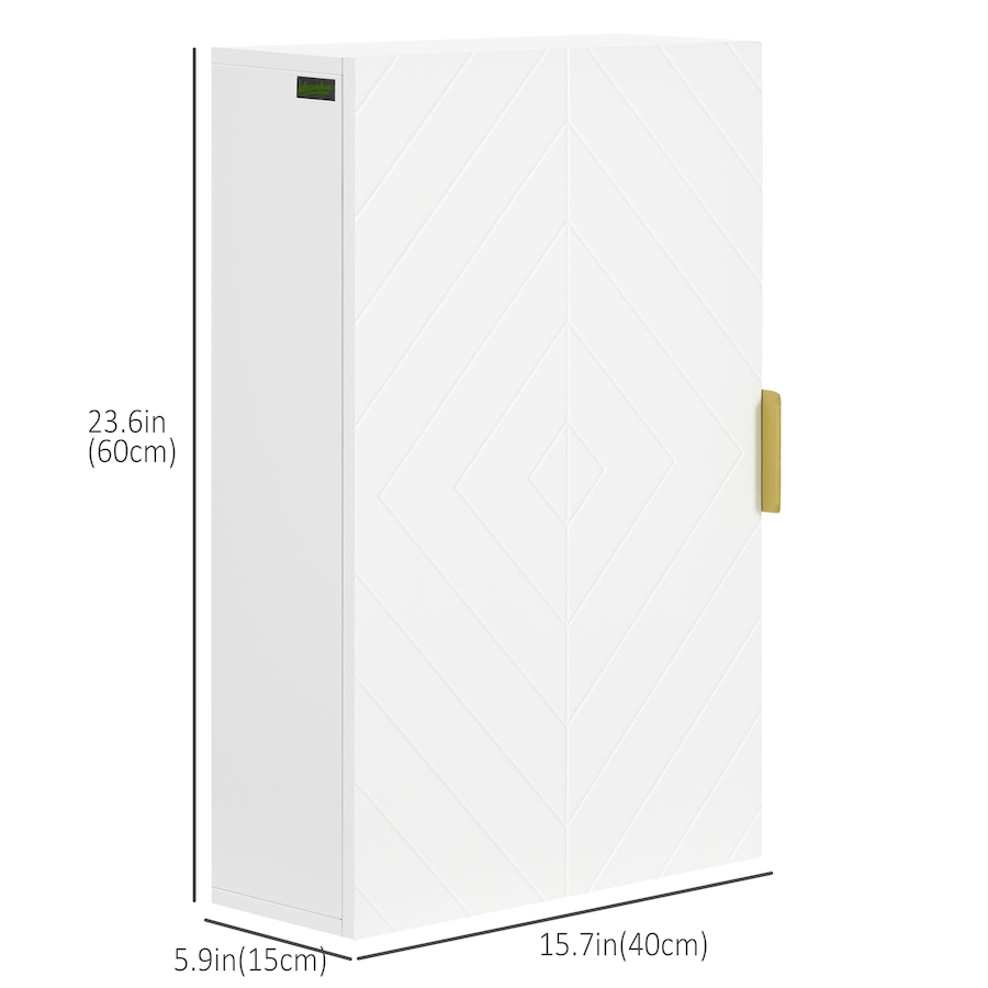 Image 994694_ALTMORE2.jpg, Product 994-694 / Price $66.99, kleankin Bathroom Wall Cabinet, Medicine Cabinet with Door and Shelves from Kleankin on TSC.ca's Home & Garden department