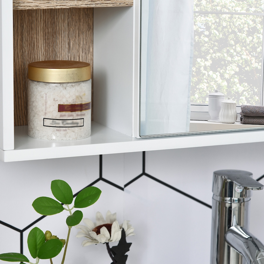 Image 994700_ALTMORE7.jpg, Product 994-700 / Price $69.99, HOMCOM Wall Mounted Bathroom Storage Cabinet with Mirrored Door, Shelf from HOMCOM on TSC.ca's Home & Garden department