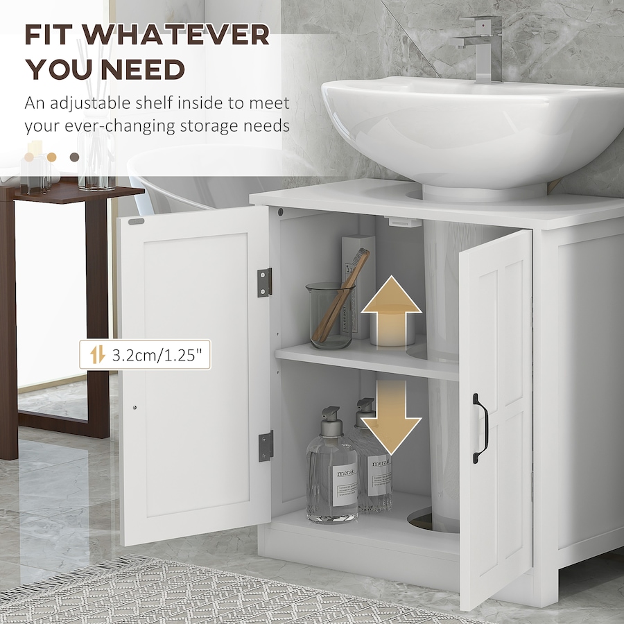 Image 994719_ALTMORE5.jpg, Product 994-719 / Price $94.99, kleankin Bathroom Vanity Sink Cabinet, Pedestal Sink Cabinet with Shelf from Kleankin on TSC.ca's Home & Garden department