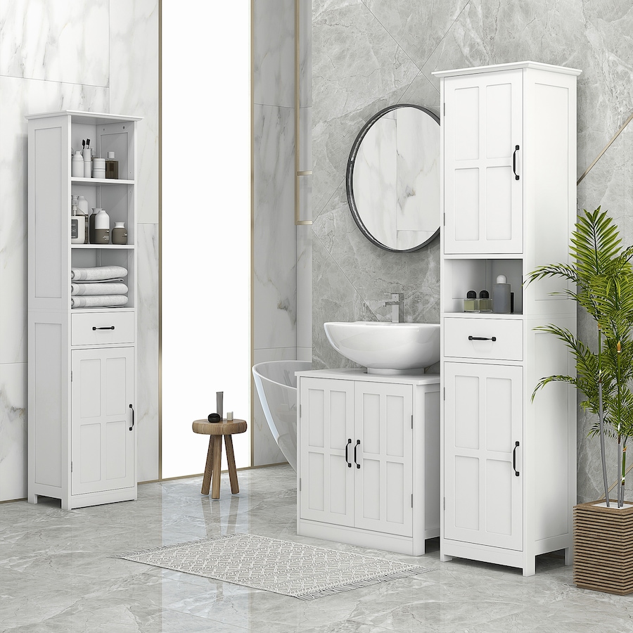Image 994719_ALTMORE6.jpg, Product 994-719 / Price $94.99, kleankin Bathroom Vanity Sink Cabinet, Pedestal Sink Cabinet with Shelf from Kleankin on TSC.ca's Home & Garden department