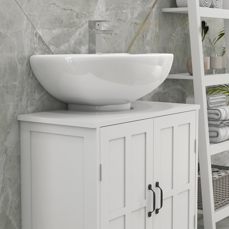 Image 994719_ALTMORE7.jpg, Product 994-719 / Price $94.99, kleankin Bathroom Vanity Sink Cabinet, Pedestal Sink Cabinet with Shelf from Kleankin on TSC.ca's Home & Garden department