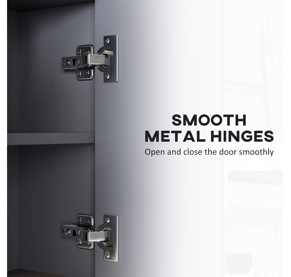 Image 994720_ALTMORE6.jpg, Product 994-720 / Price $129.99, HOMCOM Wall Mounted Bathroom Medicine Cabinet with Mirror, Grey from HOMCOM on TSC.ca's Home & Garden department