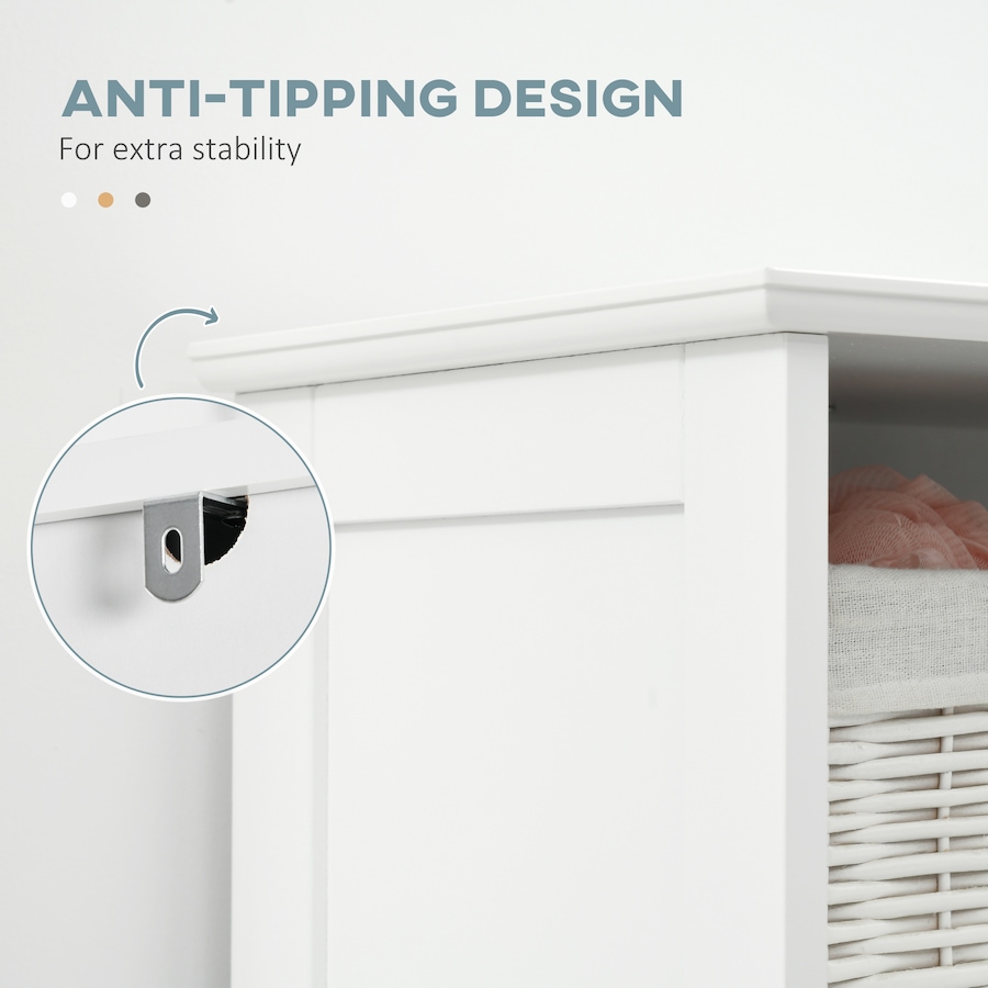 Image 994723_ALTMORE5.jpg, Product 994-723 / Price $116.99, kleankin Bathroom Storage Cabinet Linen Tower with 3 Open Shelves White from Kleankin on TSC.ca's Home & Garden department