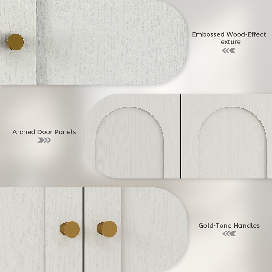 Image 994726_ALTMORE13.jpg, Product 994-726 / Price $79.99, HOMCOM Bathroom Wall Cabinet, Modern Medicine Cabinet with 2 Doors, White from HOMCOM on TSC.ca's Home & Garden department