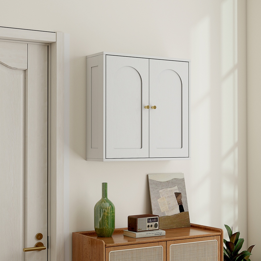 Image 994726_ALTMORE16.jpg, Product 994-726 / Price $79.99, HOMCOM Bathroom Wall Cabinet, Modern Medicine Cabinet with 2 Doors, White from HOMCOM on TSC.ca's Home & Garden department
