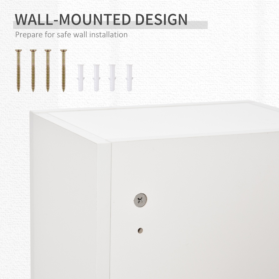 Image 994732_ALTMORE4.jpg, Product 994-732 / Price $89.99, kleankin Wall Mounted Lockable Medicine Cabinet with 5 Shelves from Kleankin on TSC.ca's Home & Garden department