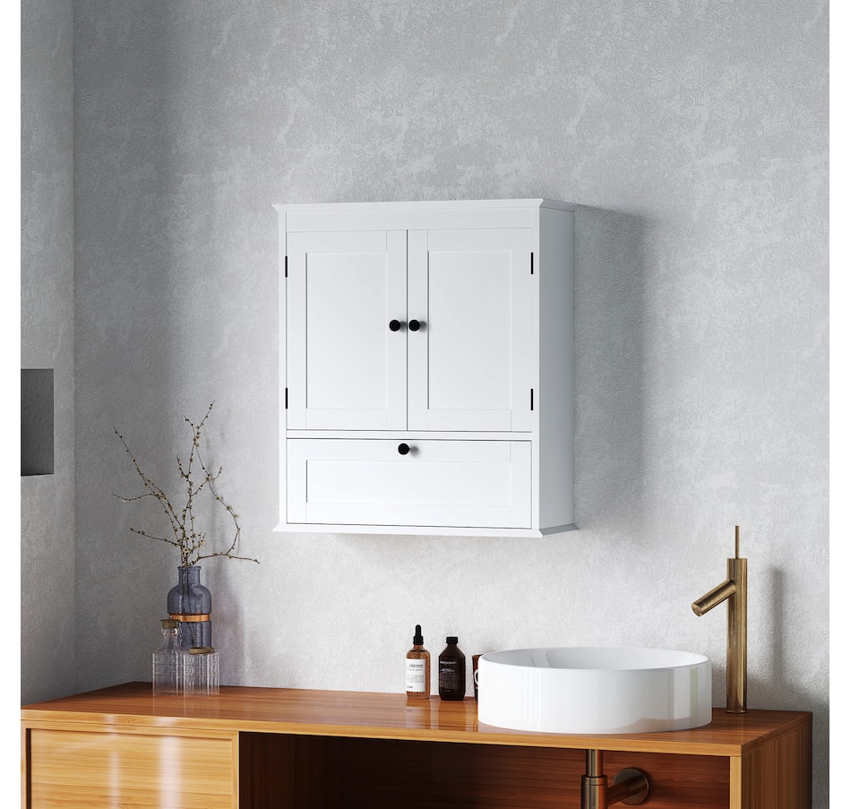 Image 994739_ALTMORE1.jpg, Product 994-739 / Price $89.99, HOMCOM Medicine Cabinet Bathroom Wall Cabinet with Adjustable Shelf, White from HOMCOM on TSC.ca's Home & Garden department