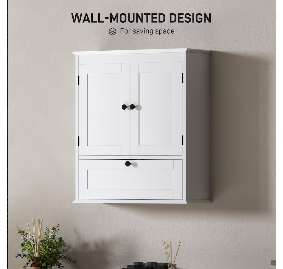 Image 994739_ALTMORE3.jpg, Product 994-739 / Price $89.99, HOMCOM Medicine Cabinet Bathroom Wall Cabinet with Adjustable Shelf, White from HOMCOM on TSC.ca's Home & Garden department