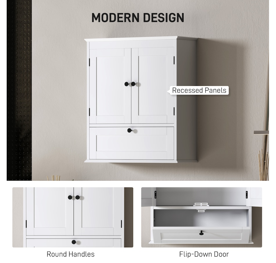 Image 994739_ALTMORE5.jpg, Product 994-739 / Price $89.99, HOMCOM Medicine Cabinet Bathroom Wall Cabinet with Adjustable Shelf, White from HOMCOM on TSC.ca's Home & Garden department