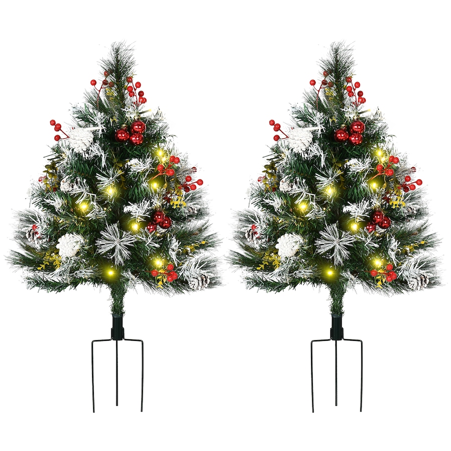 Image 994769.jpg, Product 994-769 / Price $59.99, HOMCOM 2 pcs. 2 ft. Artificial Christmas Tree with LED light from HOMCOM on TSC.ca's Home & Garden department