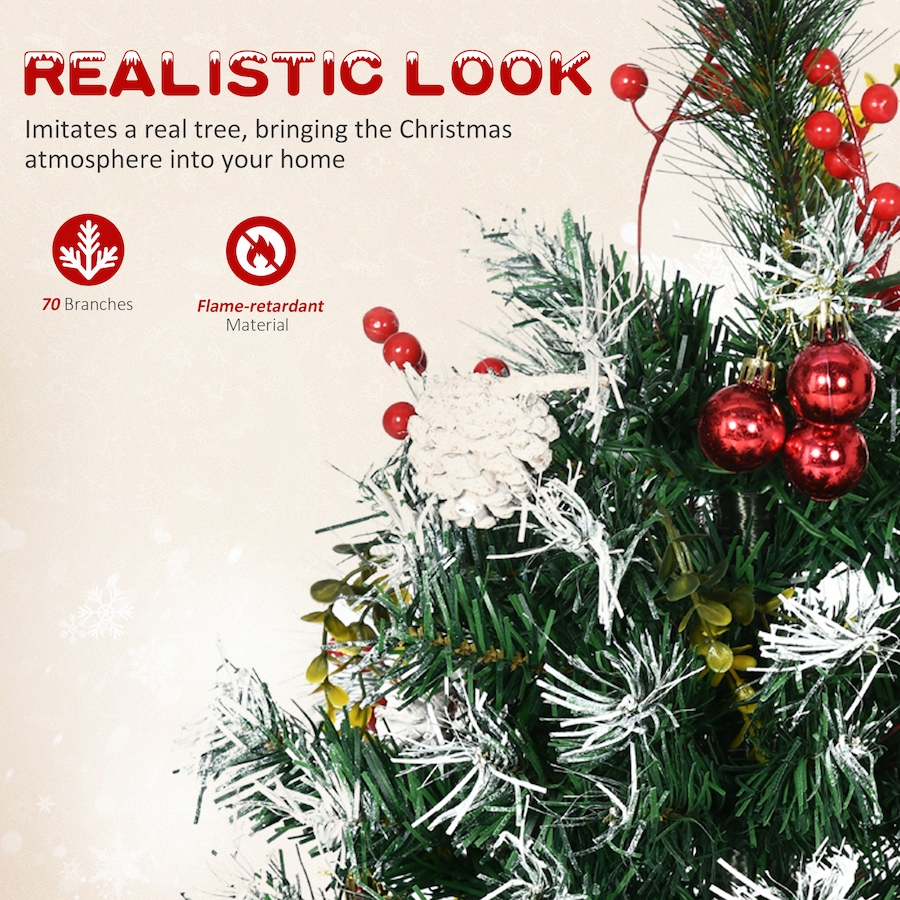 Image 994769_ALTMORE7.jpg, Product 994-769 / Price $59.99, HOMCOM 2 pcs. 2 ft. Artificial Christmas Tree with LED light from HOMCOM on TSC.ca's Home & Garden department