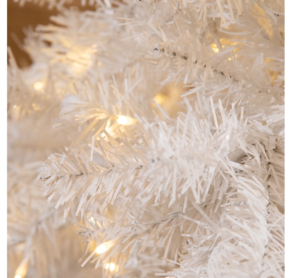 Image 994792_ALTMORE7.jpg, Product 994-792 / Price $99.98, HOMCOM 6 FT Prelit Artificial Christmas Tree with LED Light for Home White from HOMCOM on TSC.ca's Home & Garden department