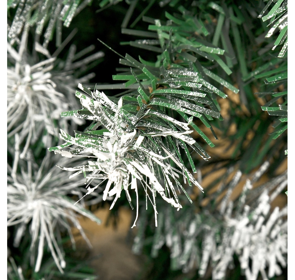 Image 994798_ALTMORE8.jpg, Product 994-798 / Price $89.99, HOMCOM 6' Unlit Artificial Christmas Tree Hinged Flocked Xmas Tree w/ Stand from HOMCOM on TSC.ca's Home & Garden department