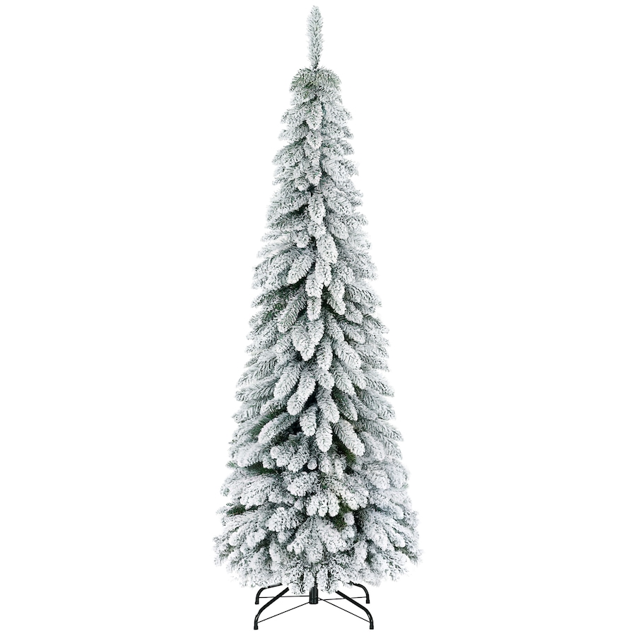 Image 994810.jpg, Product 994-810 / Price $84.99, HOMCOM 6' Downswept Slim Snow Artificial Christmas Tree with Steel Base from HOMCOM on TSC.ca's Home & Garden department