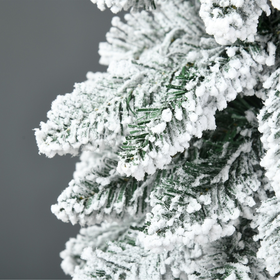 Image 994810_ALTMORE7.jpg, Product 994-810 / Price $84.99, HOMCOM 6' Downswept Slim Snow Artificial Christmas Tree with Steel Base from HOMCOM on TSC.ca's Home & Garden department