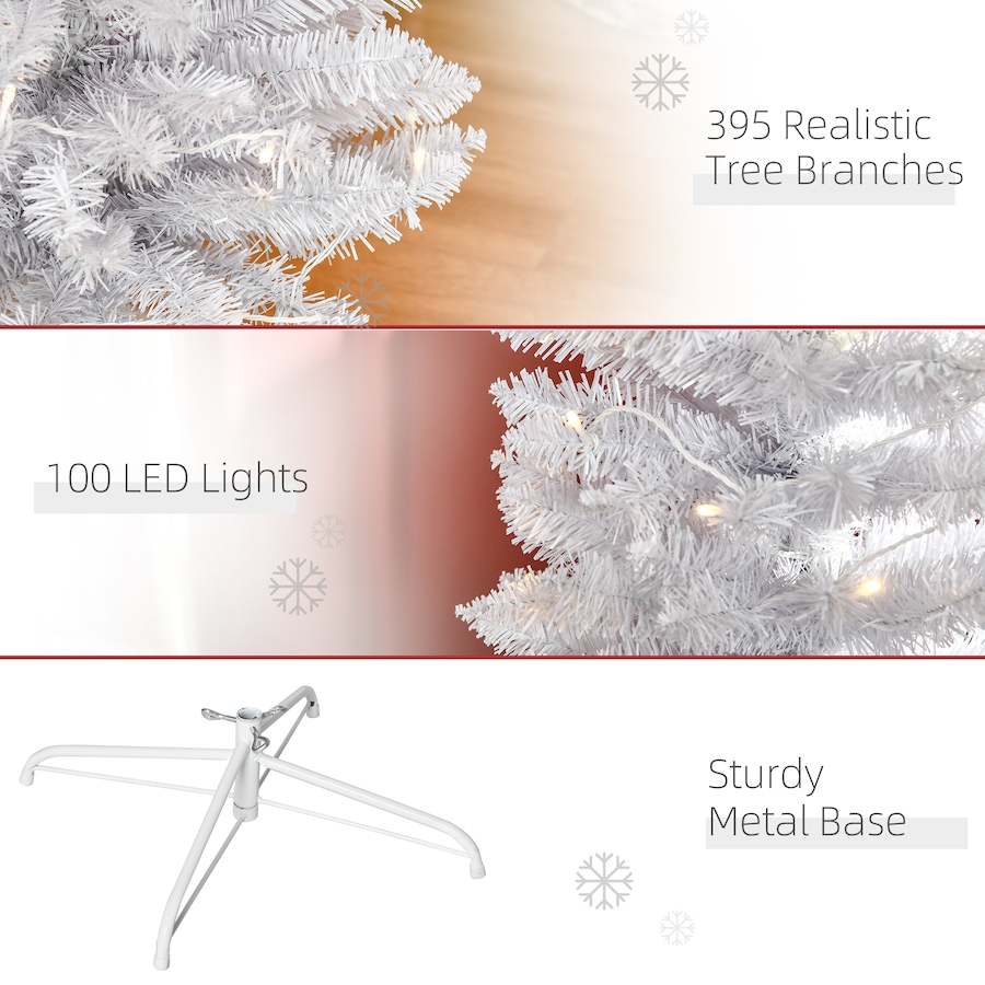 Image 994816_ALTMORE6.jpg, Product 994-816 / Price $78.99, HOMCOM 6 ft Prelit Pencil Artificial Christmas Tree w/ 395 Branches from HOMCOM on TSC.ca's Home & Garden department