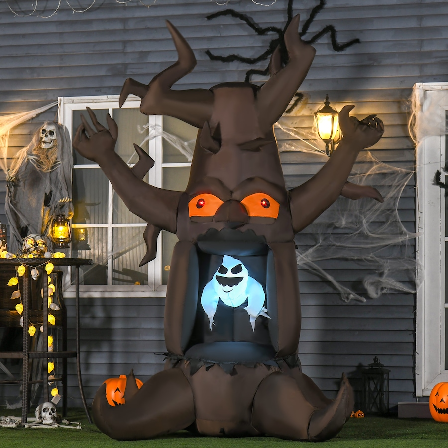Image 994818_ALTMORE1.jpg, Product 994-818 / Price $69.99, 8ft LED Outdoor Halloween Inflatable Decoration - White Ghost from HOMCOM on TSC.ca's Home & Garden department