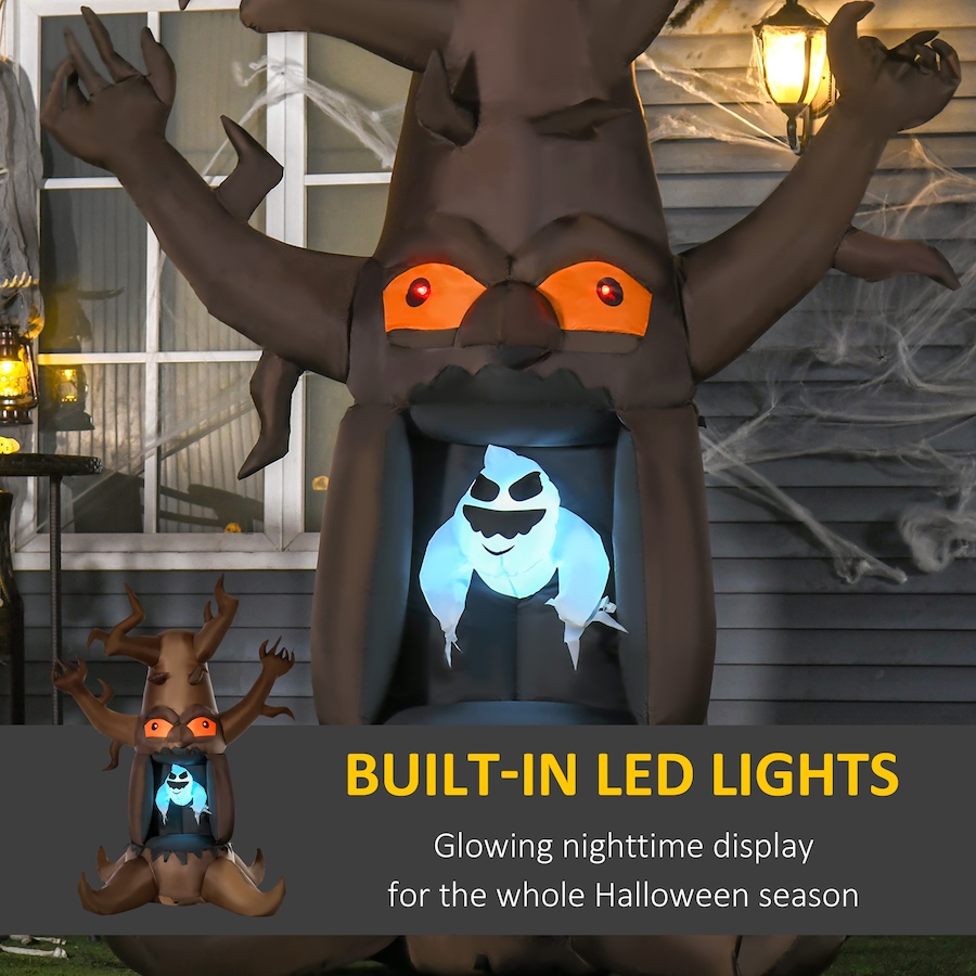 Image 994818_ALTMORE3.jpg, Product 994-818 / Price $69.99, 8ft LED Outdoor Halloween Inflatable Decoration - White Ghost from HOMCOM on TSC.ca's Home & Garden department