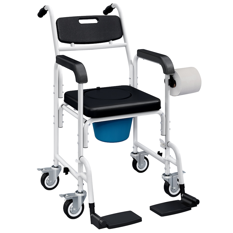 Image 994879.jpg, Product 994-879 / Price $159.99, HOMCOM Shower Chair with Wheels, Bedside Commode Wheelchair for Seniors from HOMCOM on TSC.ca's department