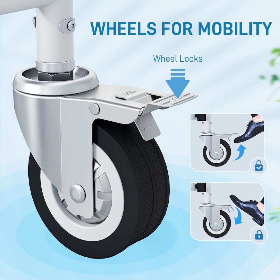 Image 994879_ALTMORE13.jpg, Product 994-879 / Price $155.56, HOMCOM Shower Chair with Wheels, Bedside Commode Wheelchair for Seniors from HOMCOM on TSC.ca's department