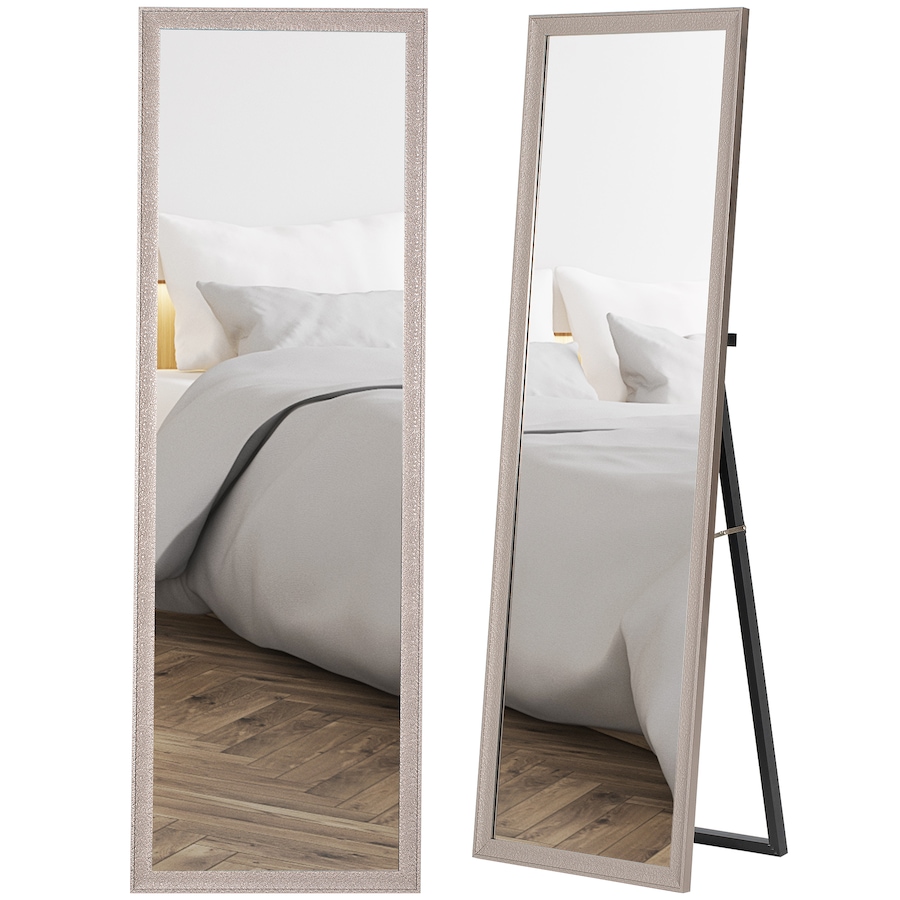 Image 994897.jpg, Product 994-897 / Price $79.99, HOMCOM 64" x 21" Full Length Mirror, Full Body Mirror with Frame, Silver from HOMCOM on TSC.ca's Beauty department