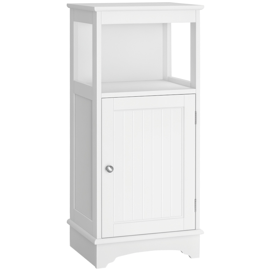 Image 994903.png, Product 994-903 / Price $99.99, kleankin Morden Bathroom Floor Storage Cabinet with Open Shelf, White from Kleankin on TSC.ca's Home & Garden department