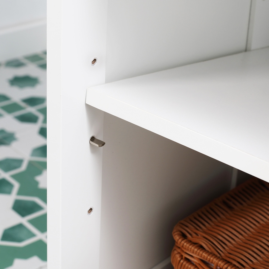 Image 994903_ALTMORE6.jpg, Product 994-903 / Price $99.99, kleankin Morden Bathroom Floor Storage Cabinet with Open Shelf, White from Kleankin on TSC.ca's Home & Garden department