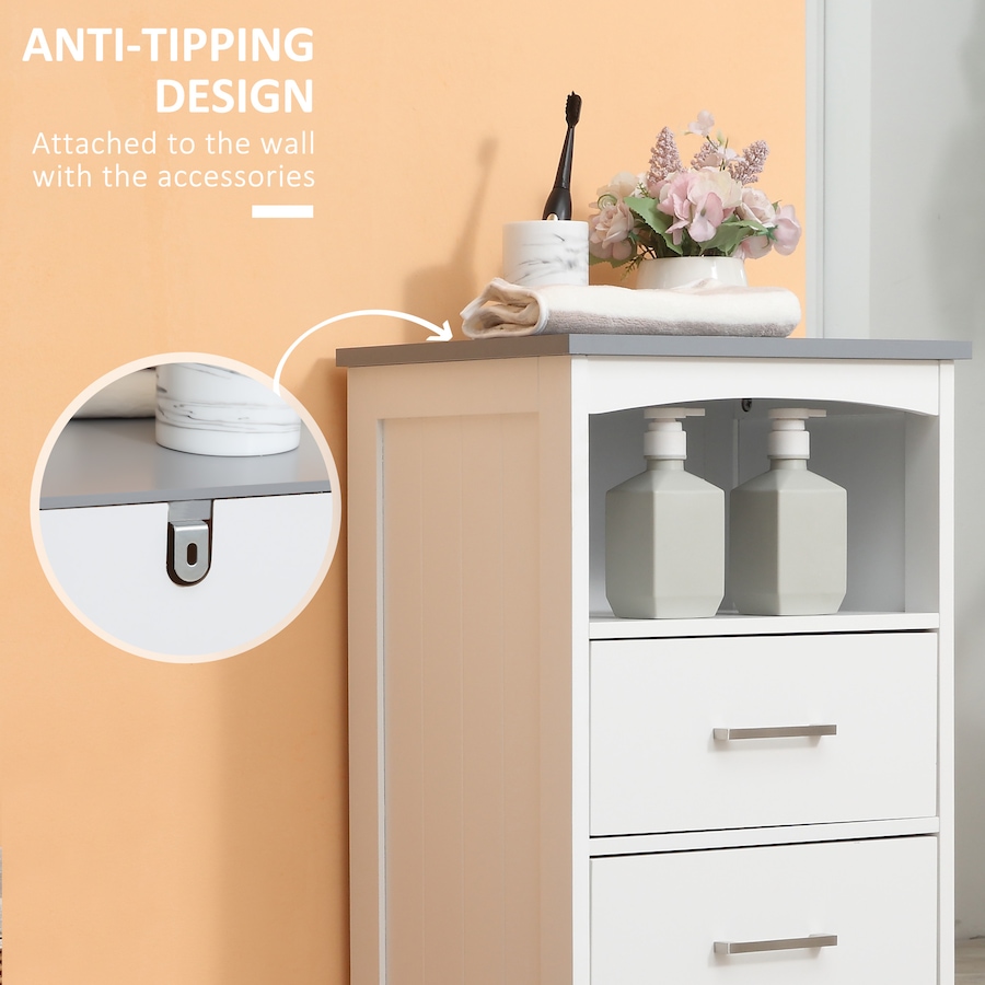 Image 994923_ALTMORE5.jpg, Product 994-923 / Price $116.69, kleankin Bathroom Floor Cabinet, Free Standing Cabinet, w/ Storage, White from Kleankin on TSC.ca's Home & Garden department