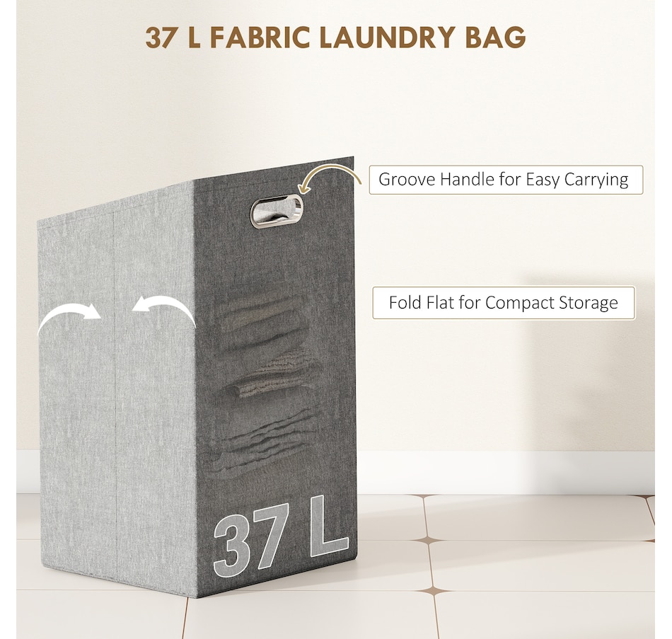 Image 994924_ALTMORE4.jpg, Product 994-924 / Price $79.99, HOMCOM Bamboo Laundry Cabinet, Hamper Cabinet with Removable Basket Natural from HOMCOM on TSC.ca's Home & Garden department